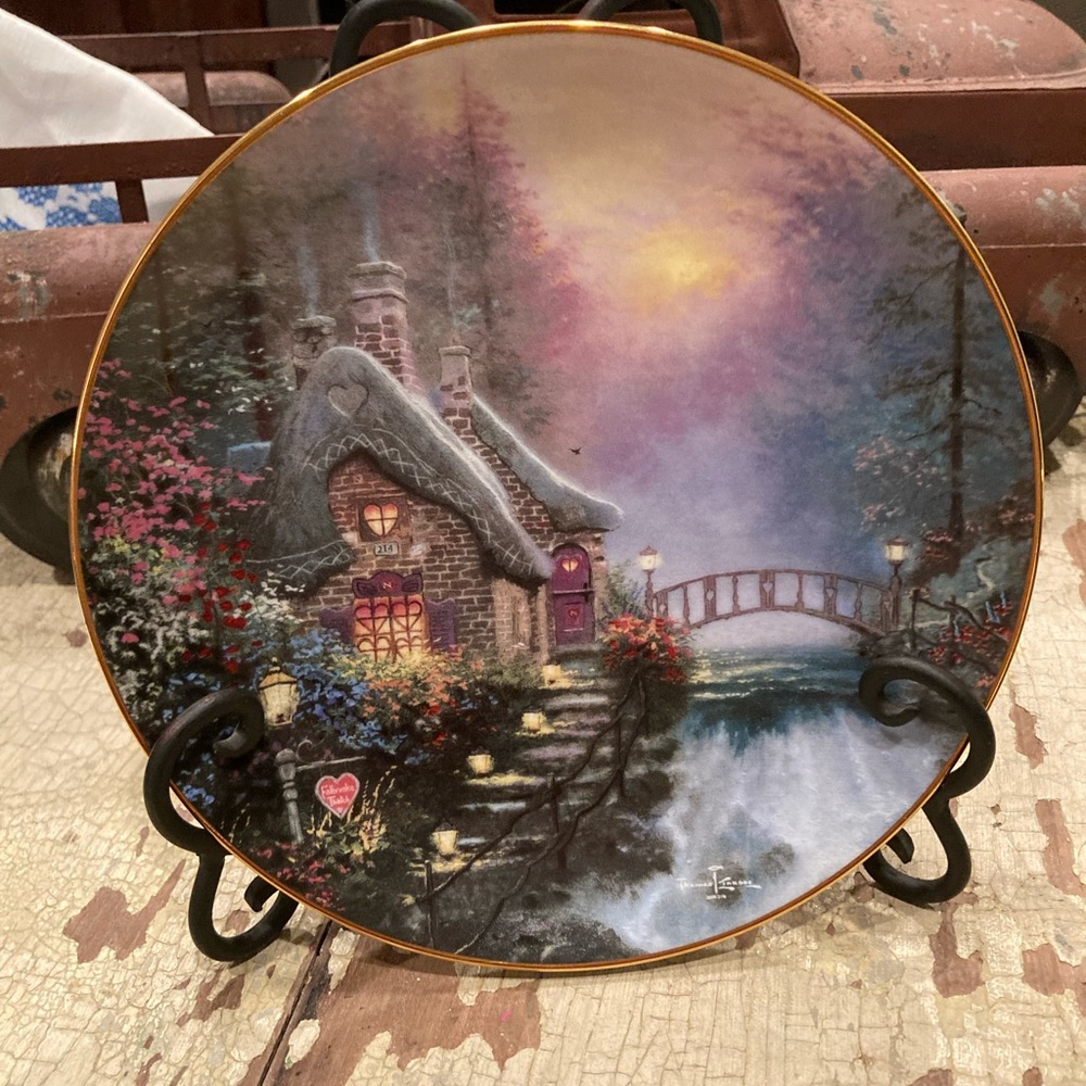 Thomas Kinkade plate